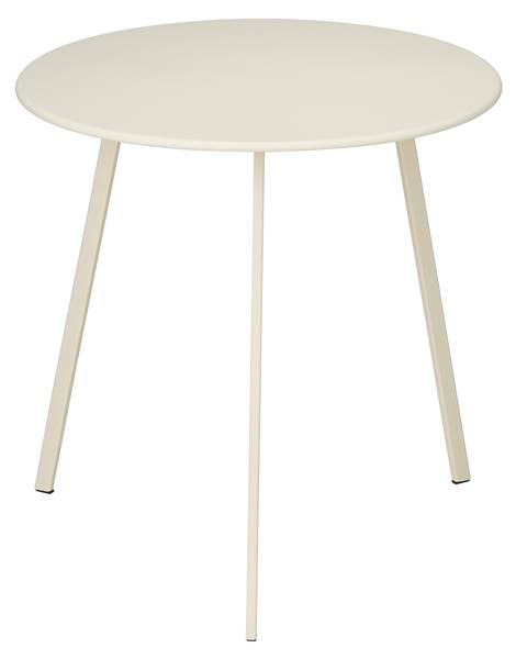 Beistelltisch Seatle Weiß - Eisen - 38 x 46 x 38 cm