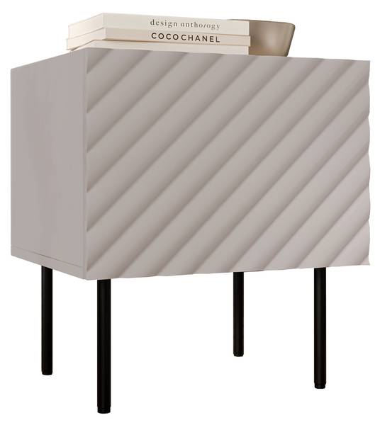 Im Set zwei Nachttische Lucca Beige