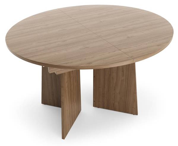 Eettafel AURENA bruin - plaatmateriaal op houtbasis - 160 x 76 x 120 cm