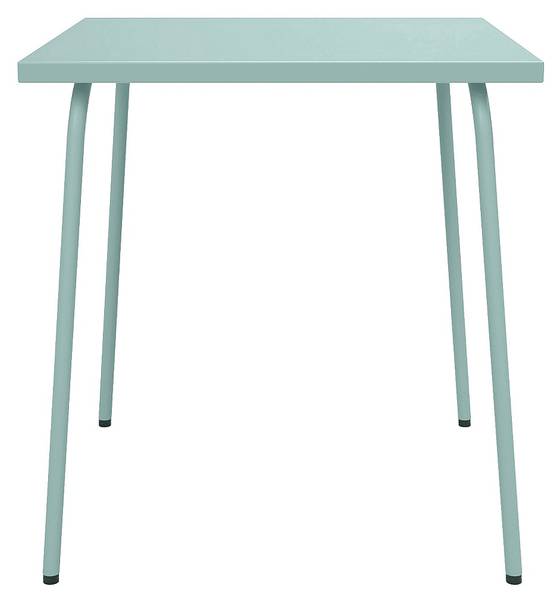 Gartentisch MIRMANDE Grün - Metall - 70 x 76 x 70 cm