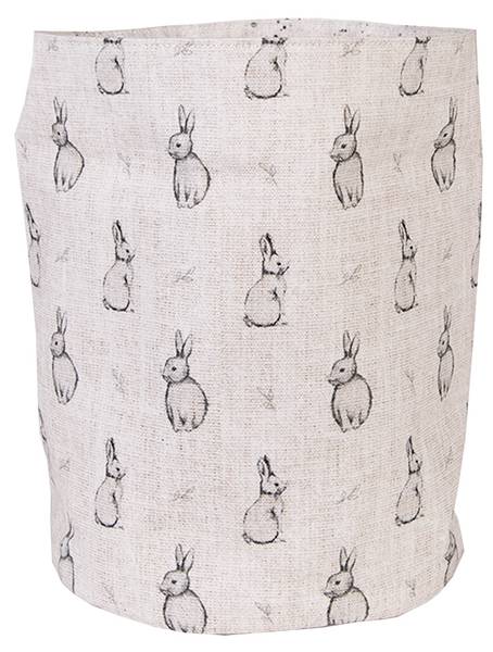 Brotkorb Kaninchen RUSTIC EASTER Beige - Textil - 15 x 16 x 15 cm