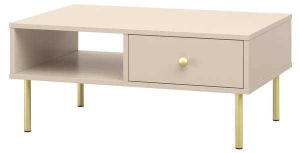 Couchtisch VENUS CT90 Beige - Melamin - 90 x 43 x 60 cm