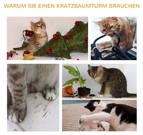 Arbre à chat Griffoir D30-269LB Bleu clair