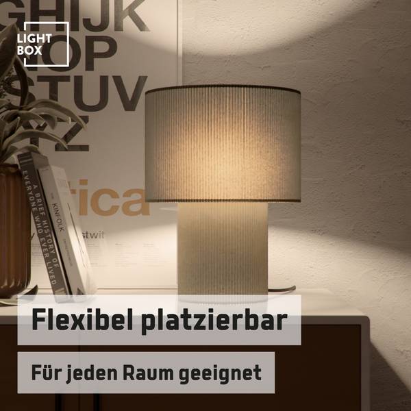 Tischlampen 20151425 1 Grau - Metall - 23 x 30 x 23 cm