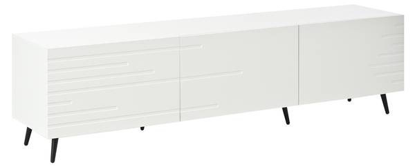 TV-Schrank Neptunus Ⅰ Weiß - Holzwerkstoff - 40 x 48 x 180 cm