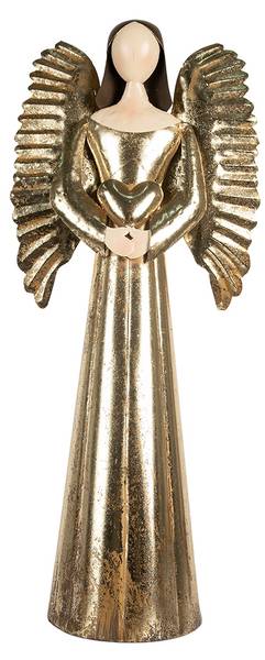 Dekorationsfigur Engel Xmas&Romeo Gold - Metall - 18 x 68 x 29 cm