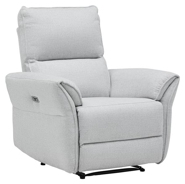 Relaxsessel JENSON Grau - Metall - Textil - Holz teilmassiv - 86 x 103 x 92 cm