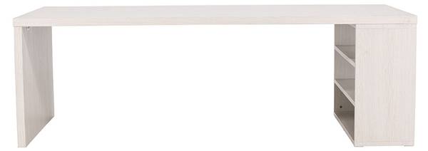 Table de salle à manger Mika Blanc - Bois manufacturé - 230 x 75 x 110 cm