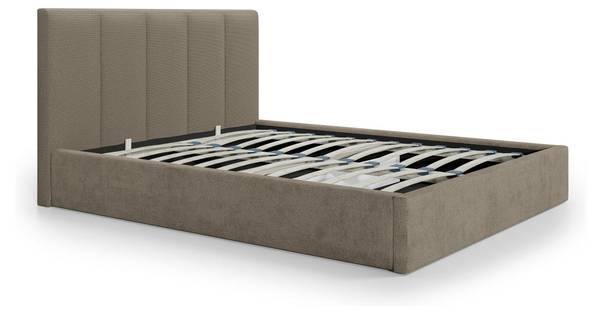 Bett mit Bettkasten KILACLO Taupe - Tiefe: 170 cm