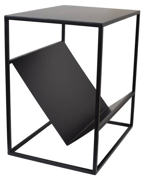 Beistelltisch Freek Schwarz - Metall - 45 x 50 x 34 cm