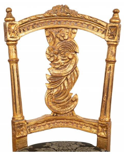 Esszimmerstuhl IMPERIAL Schwarz - Gold - Multicolor