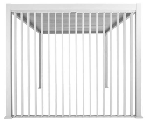 Paneel Triomphe Weiß - Metall - 10 x 231 x 278 cm