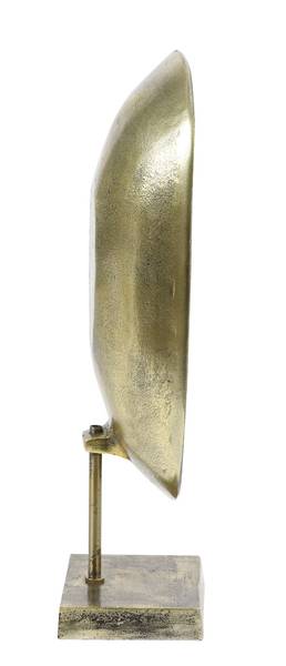 Ornament auf Fuß Tuga Gold - Metall - 12 x 40 x 21 cm