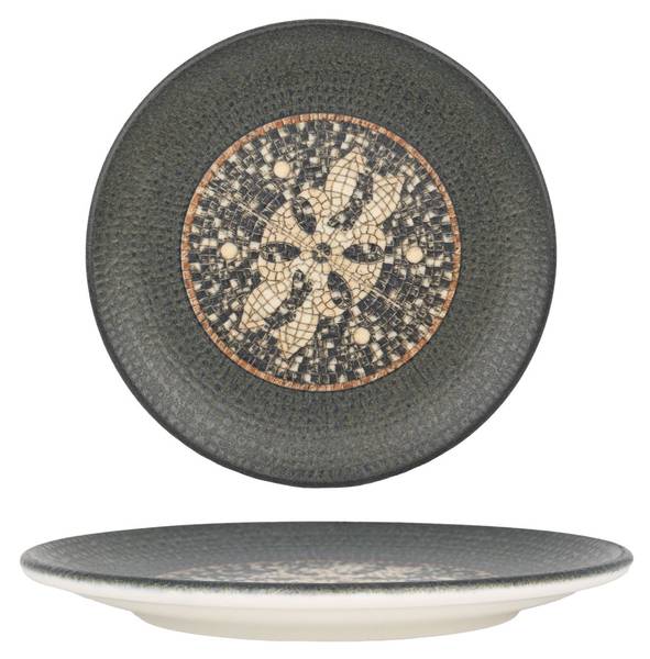 Dessertteller Mesopotamia 2er set Porzellan - 17 x 2 x 17 cm