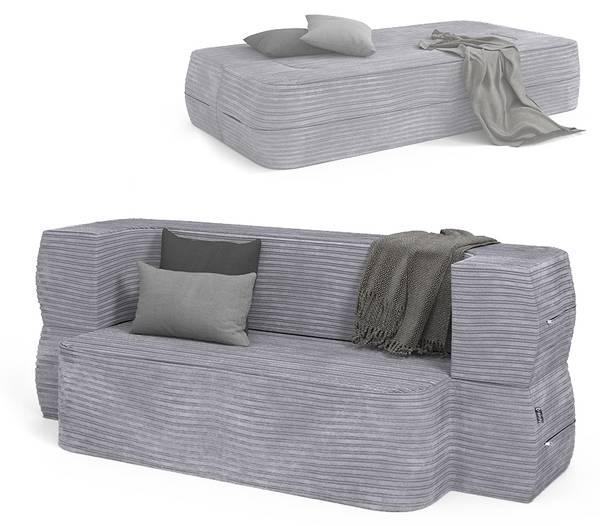 Sofa Lille 47224 Grau