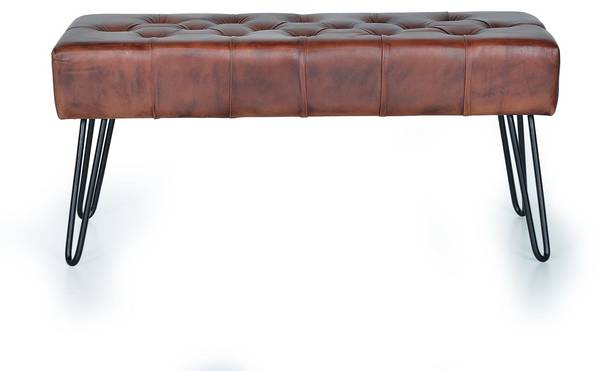 Bürgersteig 6136 Braun - Massivholz - 40 x 44 x 96 cm
