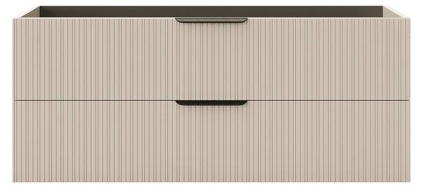 Waschbeckenunterschrank DALIKO Beige - Holz teilmassiv - 120 x 50 x 46 cm