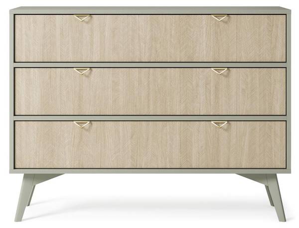 Kommode mit Schubladen FIRR Eukalyptus Hellgrün