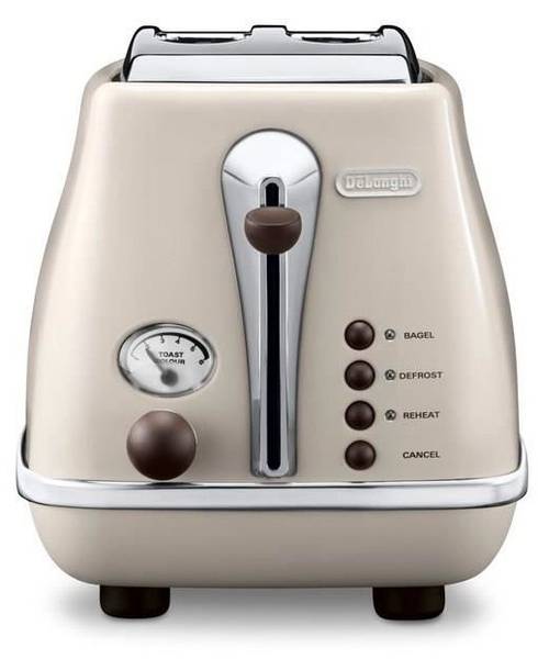 Toaster Icona Vintage Schwarz - Metall - 30 x 25 x 30 cm