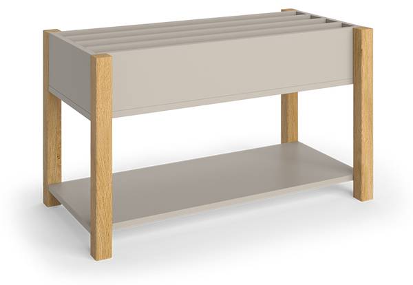 Bibliothèque enfant Malia 52192 Beige - Bois manufacturé - 80 x 46 x 40 cm