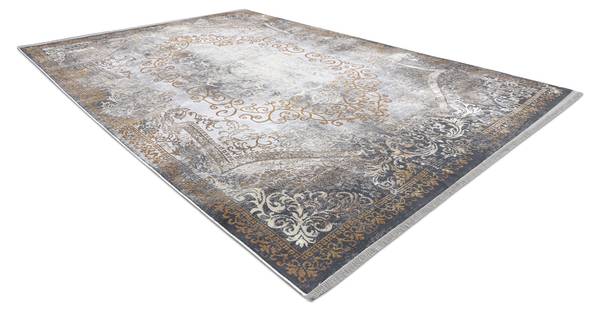 Modern Luce 91 Teppich Ornament Vintage Grau - Polyester - 115 x 1 x 170 cm