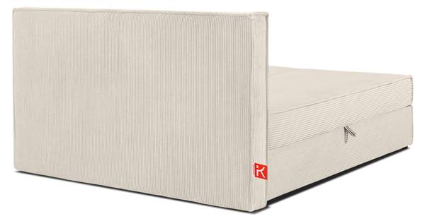 Boxspring ROTI ecru - Ligoppervlak breedte: 140 cm