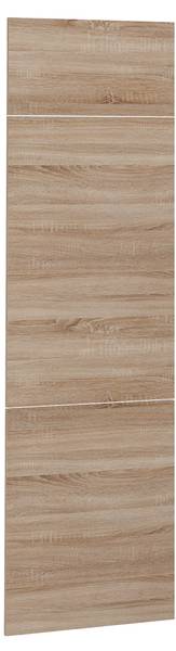 Keukenfront R-Line 29602 bruin - plaatmateriaal op houtbasis - 60 x 196 x 2 cm