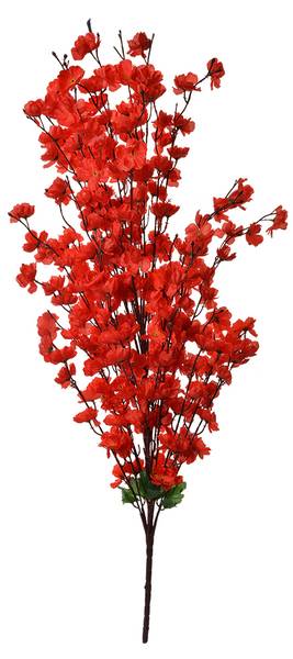 Kunstblume 80859 Rot - Kunststoff - 10 x 100 x 40 cm