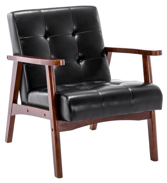 Holzsessel Armsessel Fahlber Schwarz
