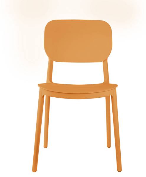 Esszimmerstuhl Cheer Gelb - Kunststoff - 42 x 81 x 49 cm