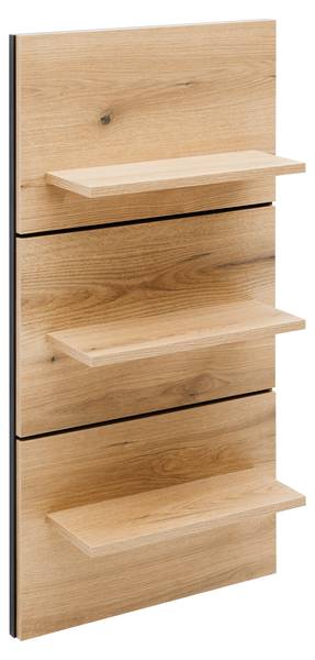 Wandboard MATEO Schwarz - Braun - Holzwerkstoff - 50 x 96 x 19 cm