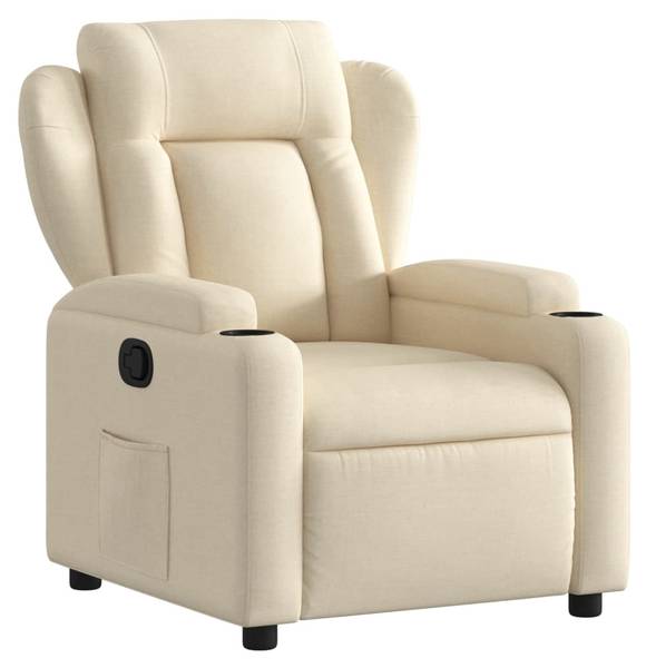 Fauteuil inclinable 3032418-1 Crème - Blanc