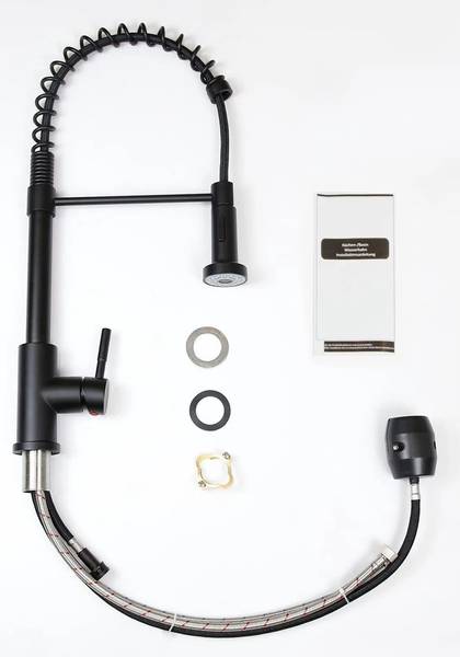 Keukenkraan Theresa zwart