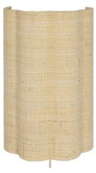 Wandleuchte VERDANTIA Weiß - Textil - 10 x 31 x 15 cm