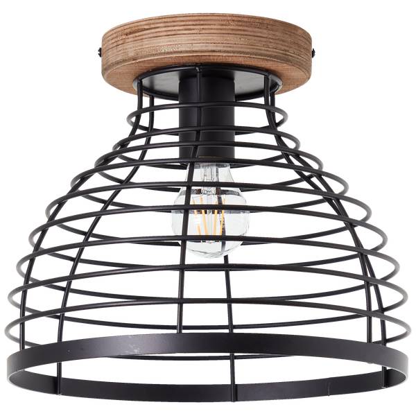 Deckenlampen 12291 1 Braun - Holz teilmassiv - 30 x 25 x 30 cm