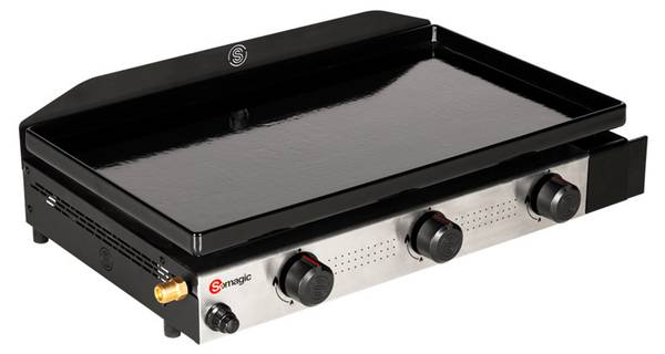 Plancha SOLIA 301 Schwarz - Metall - 41 x 19 x 69 cm