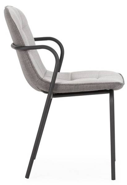 Stoelen ZÉLIE, set van 4 lichtgrijs