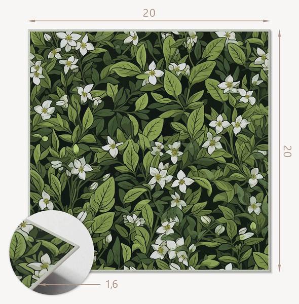 Vinyl tegels 00276198 (20er - Set) 20 x 20 cm