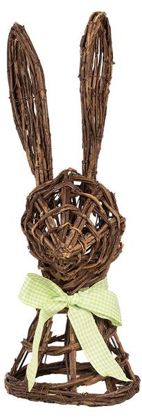 Dekorationsfigur Kaninchen Easter&Amir Braun - Rattan - 17 x 40 x 17 cm