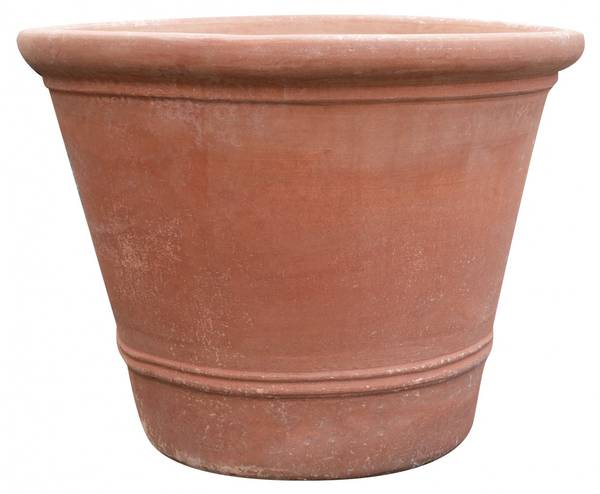 Blumenvase WACHSTUM Braun - Terracotta - 90 x 66 x 90 cm