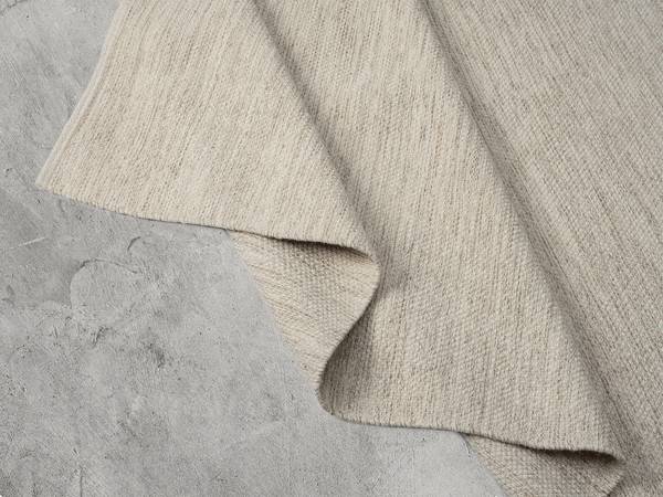 Handgewebter Wollteppich Boho Natur Beige - Wolle - 160 x 230 cm