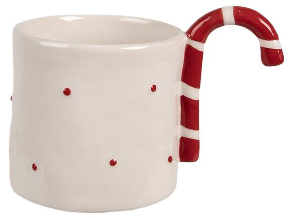 Mok Miles&Cups beige - keramiek - 9 x 10 x 14 cm