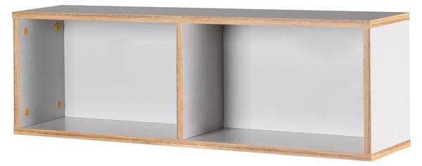Étagère Murale Caro Gris - Bois manufacturé - 90 x 29 x 20 cm
