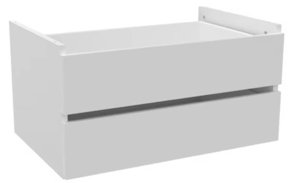 Schubladenmodul Luca Weiß - Holzwerkstoff - 72 x 37 x 44 cm