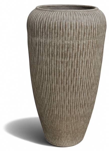 Blumentopf Pompadour Grau - Keramik - 36 x 60 x 36 cm