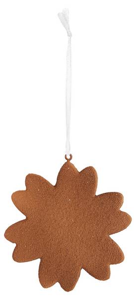 Weihnachtsanhänger Schneeflocke CH665356 Weiß - Kunststoff - 1 x 10 x 9 cm