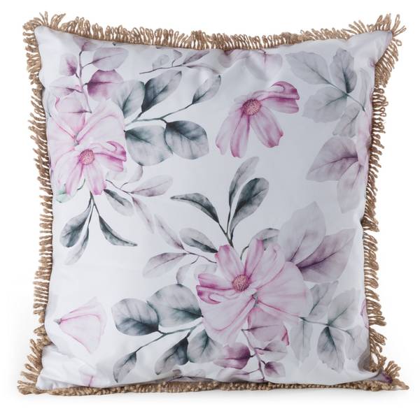 Kssenbezug GARDEN Weiß - Textil - 45 x 45 x 45 cm