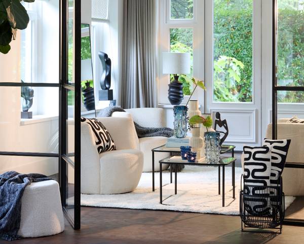 Plaid NAVAR Grau - Textil - 130 x 1 x 170 cm