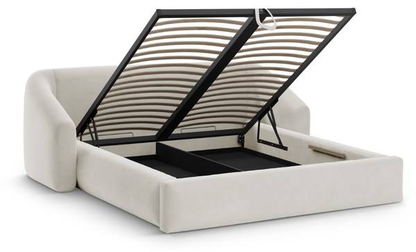 Bett CAMPI Sandbraun