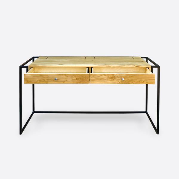 Schreibtisch Loft Computertisch KING Braun - Eiche - 140 x 78 x 60 cm